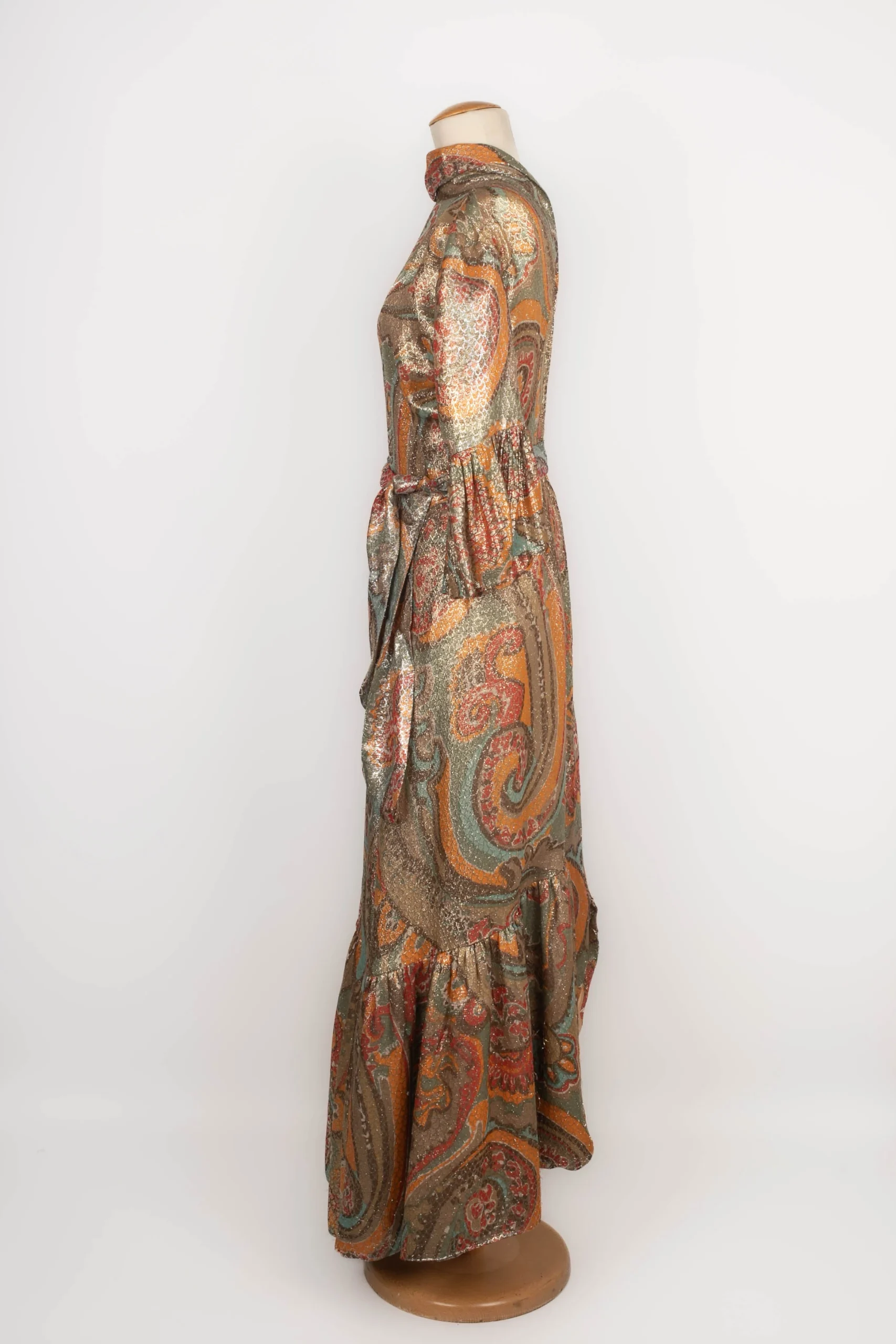 Robe en lamé 1960's – Image 3