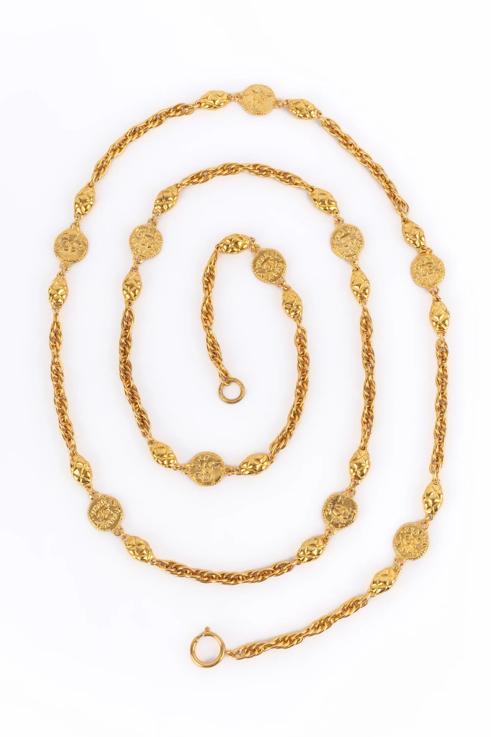 Collier doré Chanel 1985's – Image 3