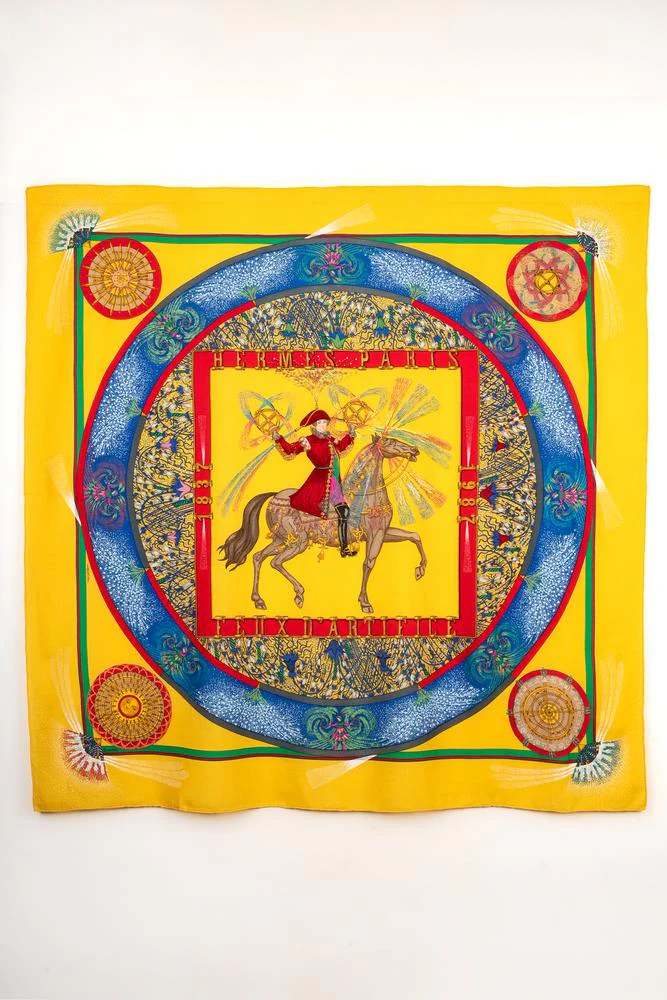 Étole "Feux d'artifice" Hermès – Image 3