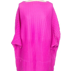 Robe rose Pleats Please Issey Miyake