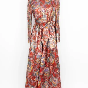 Robe en lamé Dior