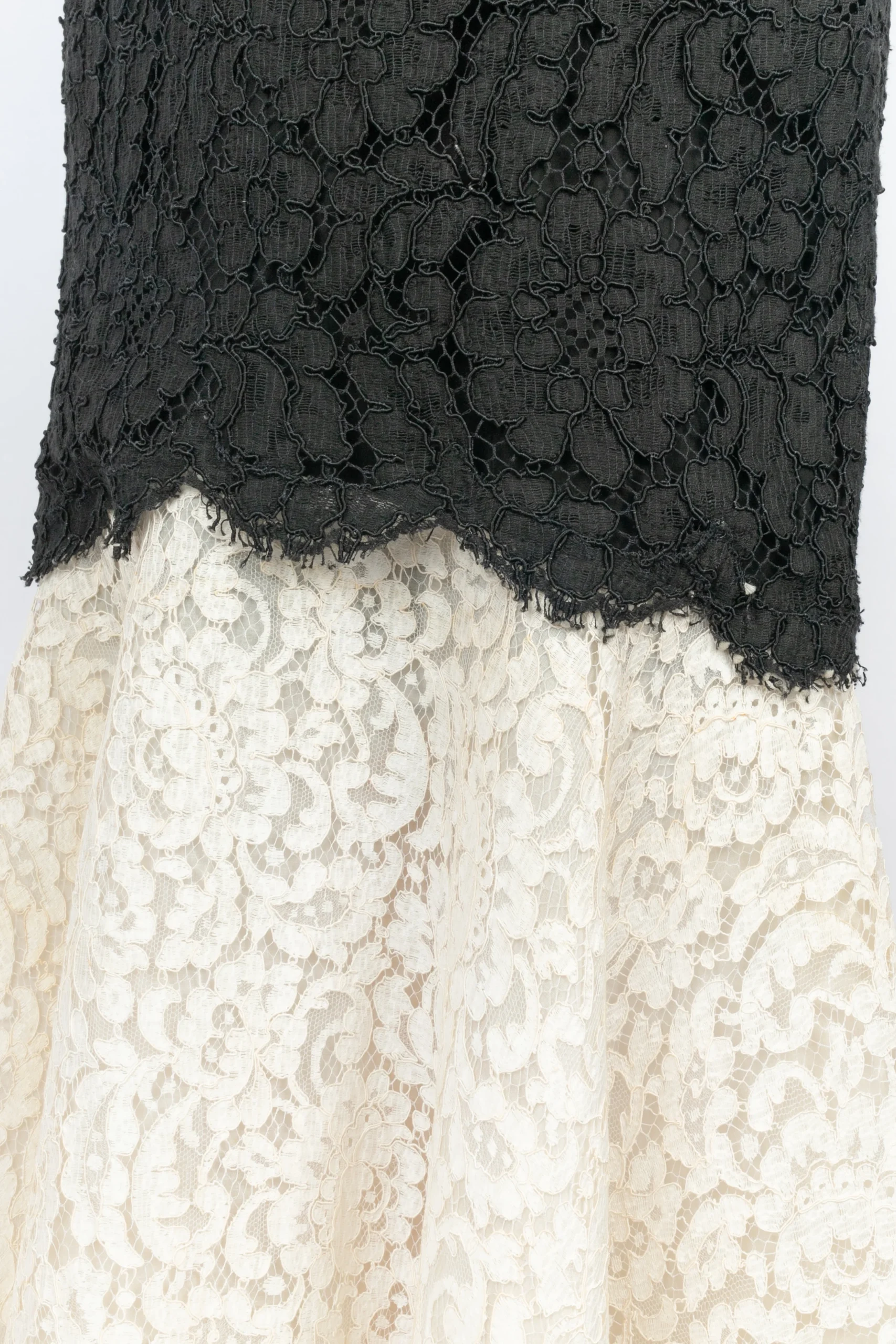 Robe en guipue Yves Saint Laurent Haute Couture – Image 7