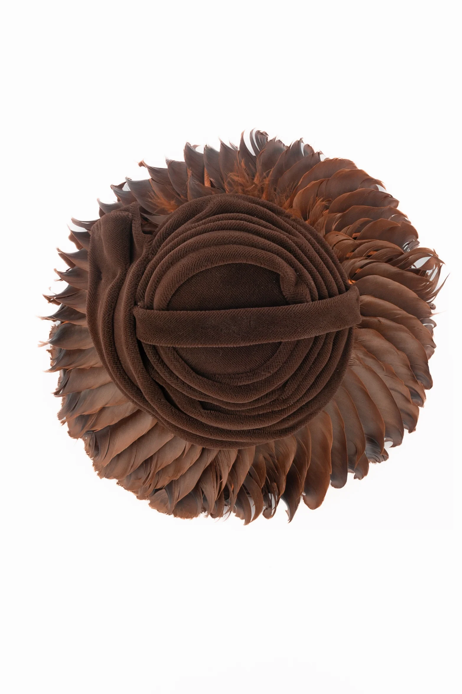 Chapeau vintage en plumes – Image 7