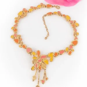 Collier émaillé Nina Ricci