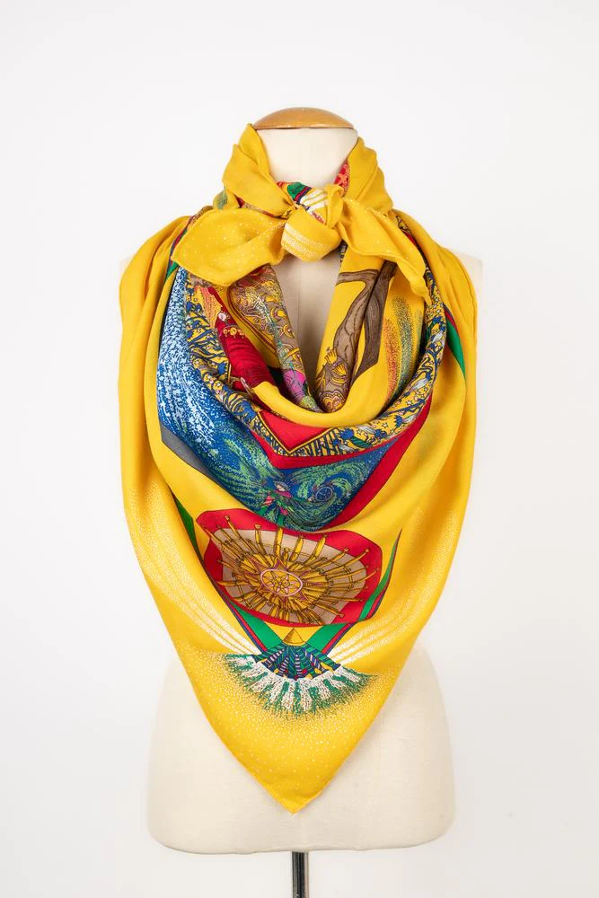 Étole "Feux d'artifice" Hermès – Image 4
