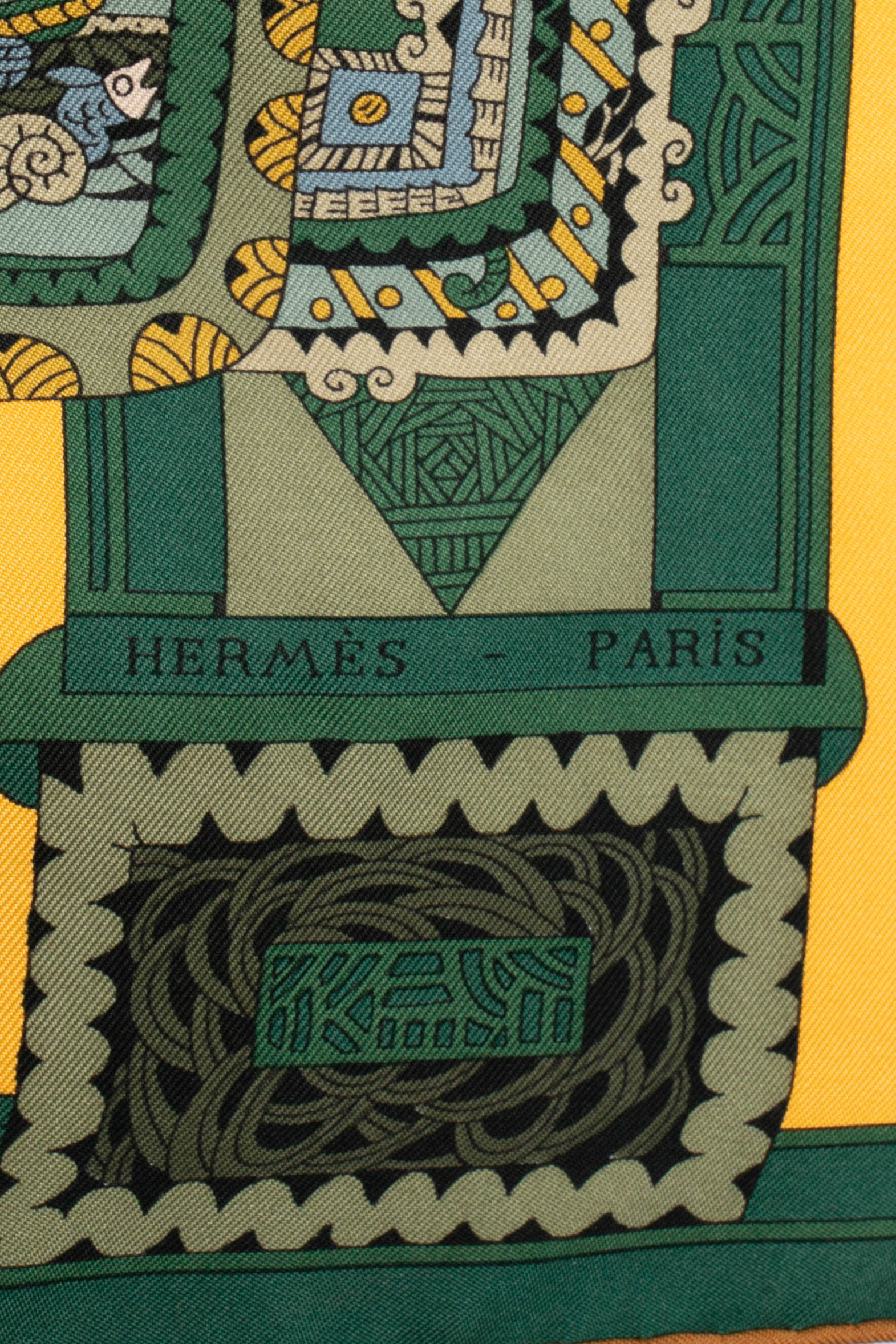 Foulard / Carré "Astres et Soleil" Hermès – Image 7