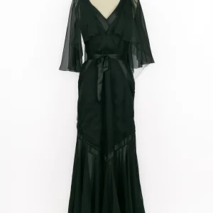 Robe en soie Chanel 1990's