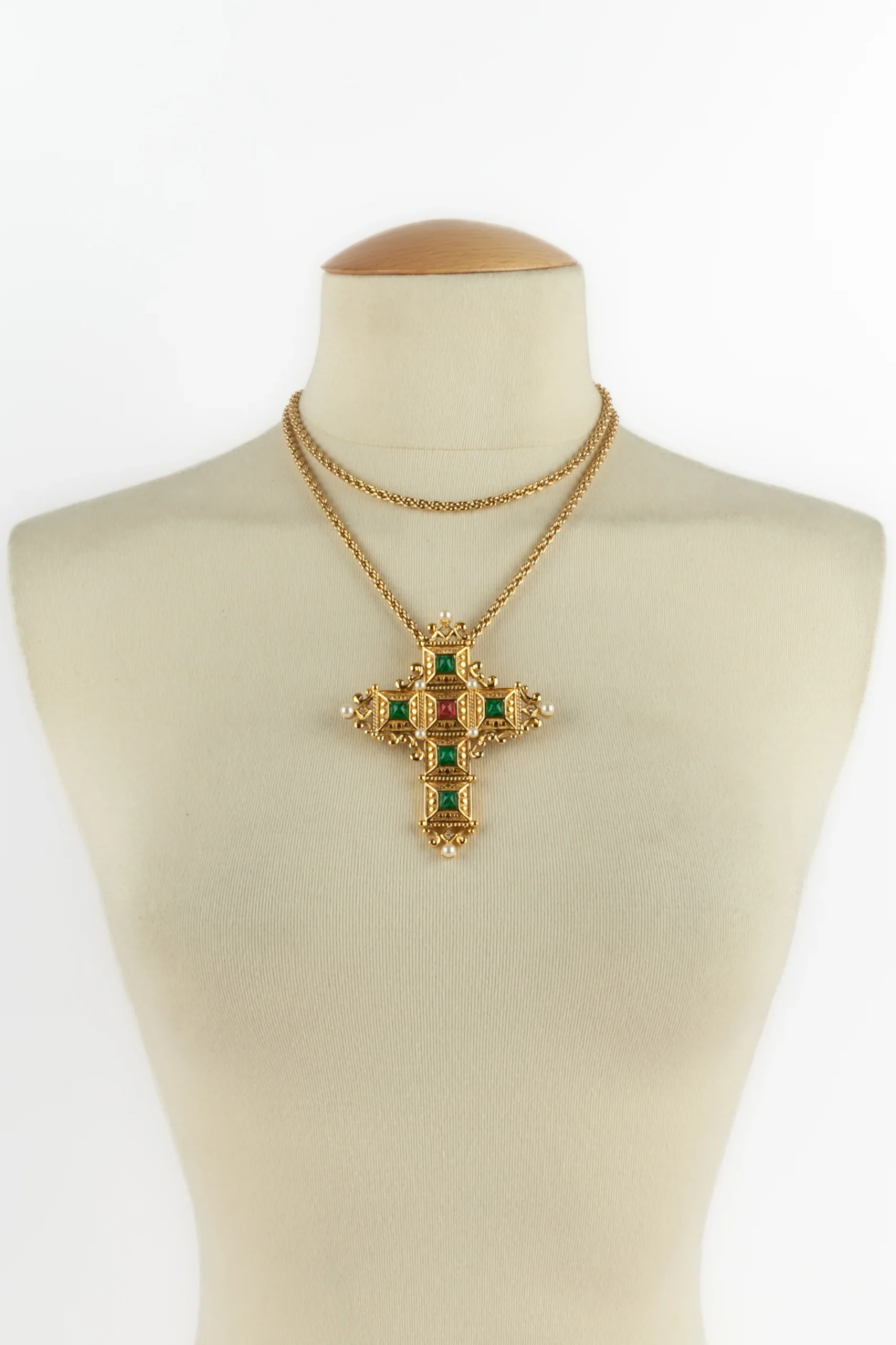 Collier "Croix" Christian Dior – Image 7