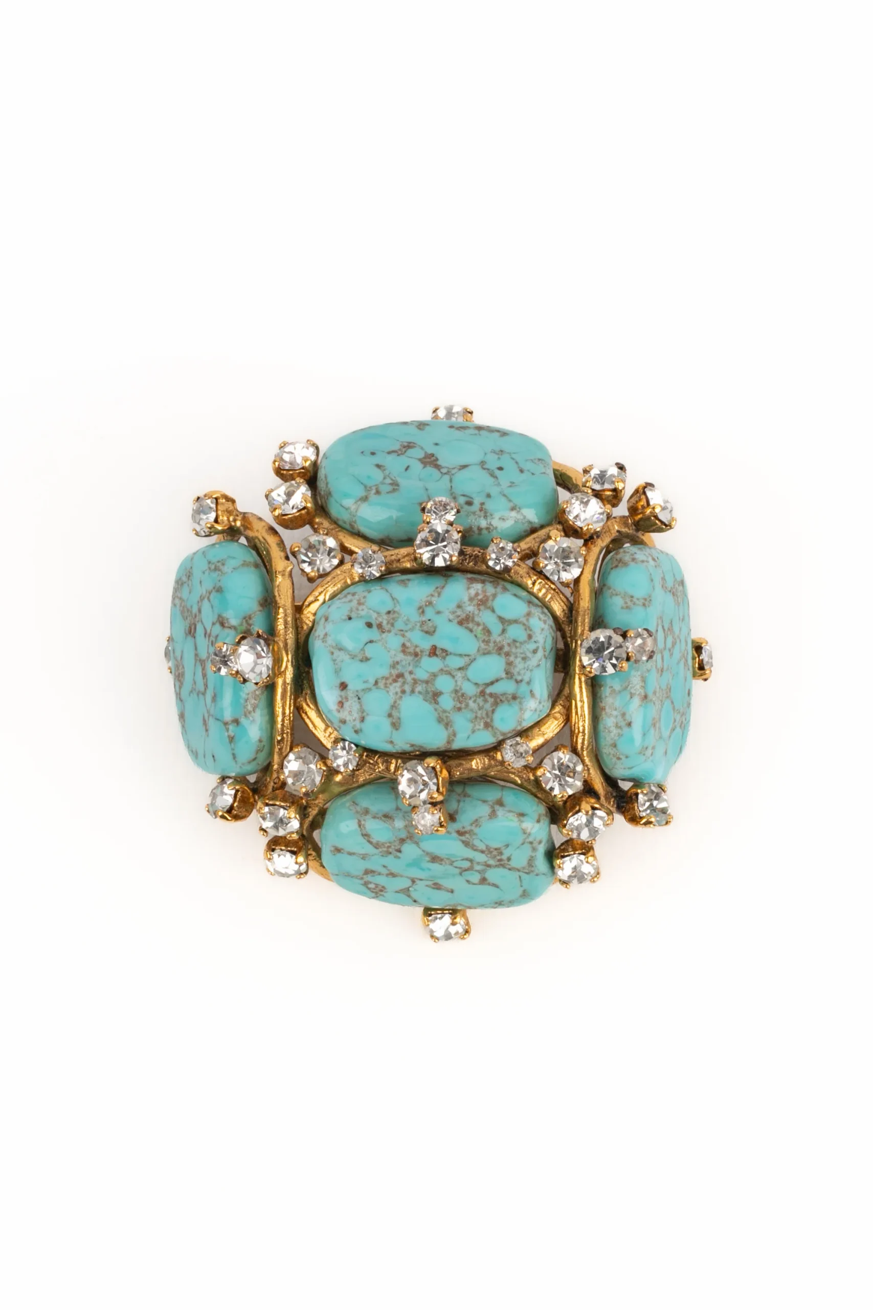 Broche turquoise Chanel 1994 – Image 3