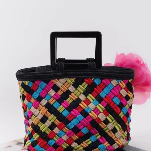 Sac en passementerie multicolore Yves Saint Laurent