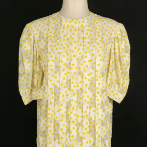 Blouse à pois vintage