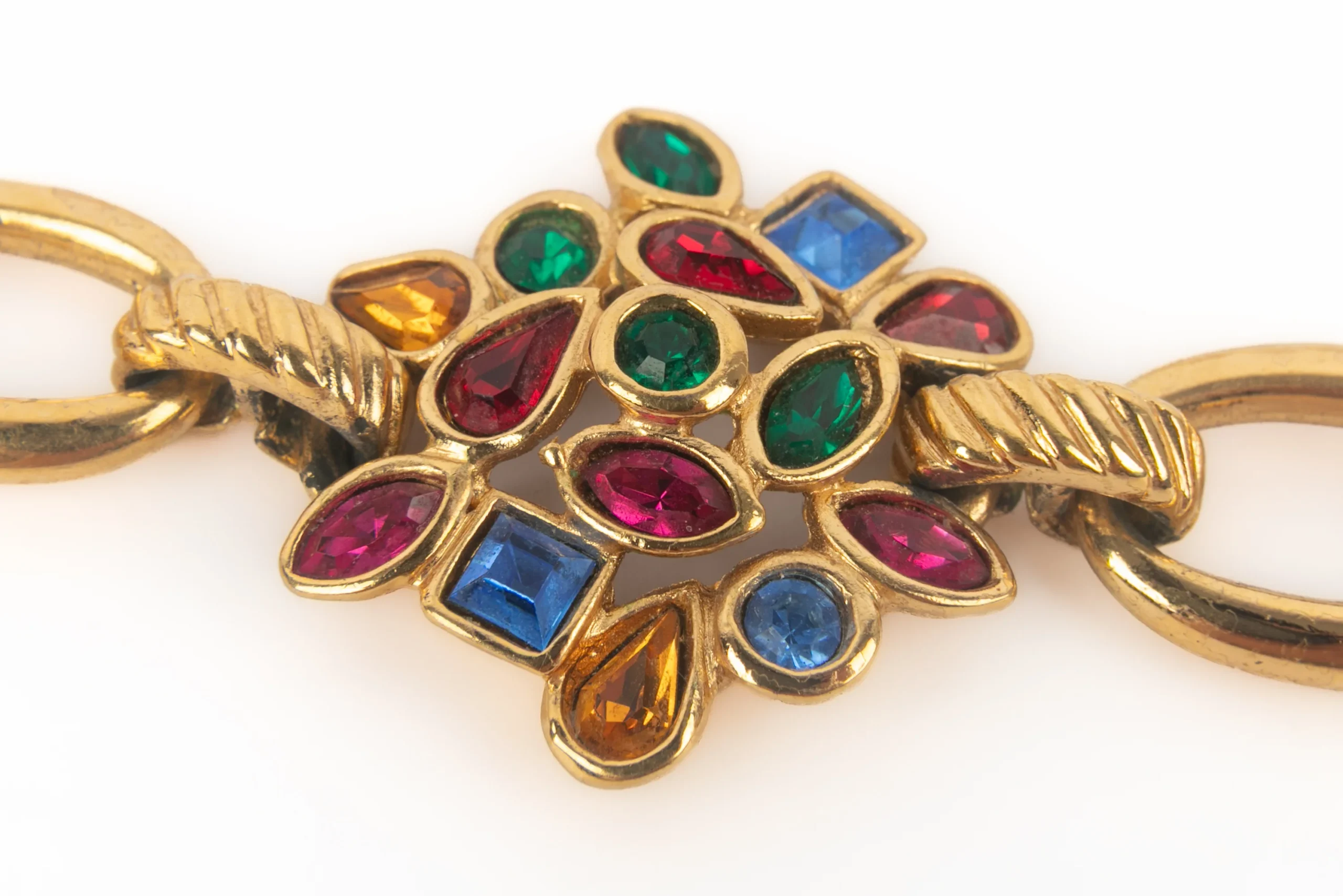 Collier strass Yves Saint Laurent – Image 7