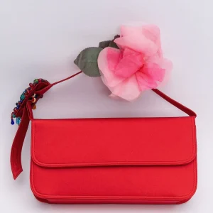 Sac rouge perlé Renaud Pellegrino