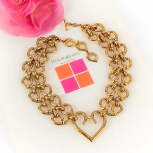 Collier coeur Yves Saint Laurent