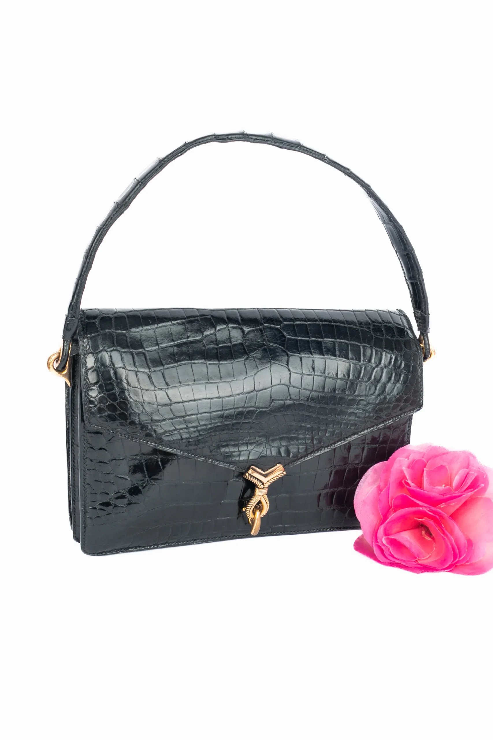 Sac "Cordeau" en crocodile Hermès