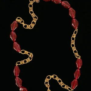 Collier de perles de verre Chanel 1983
