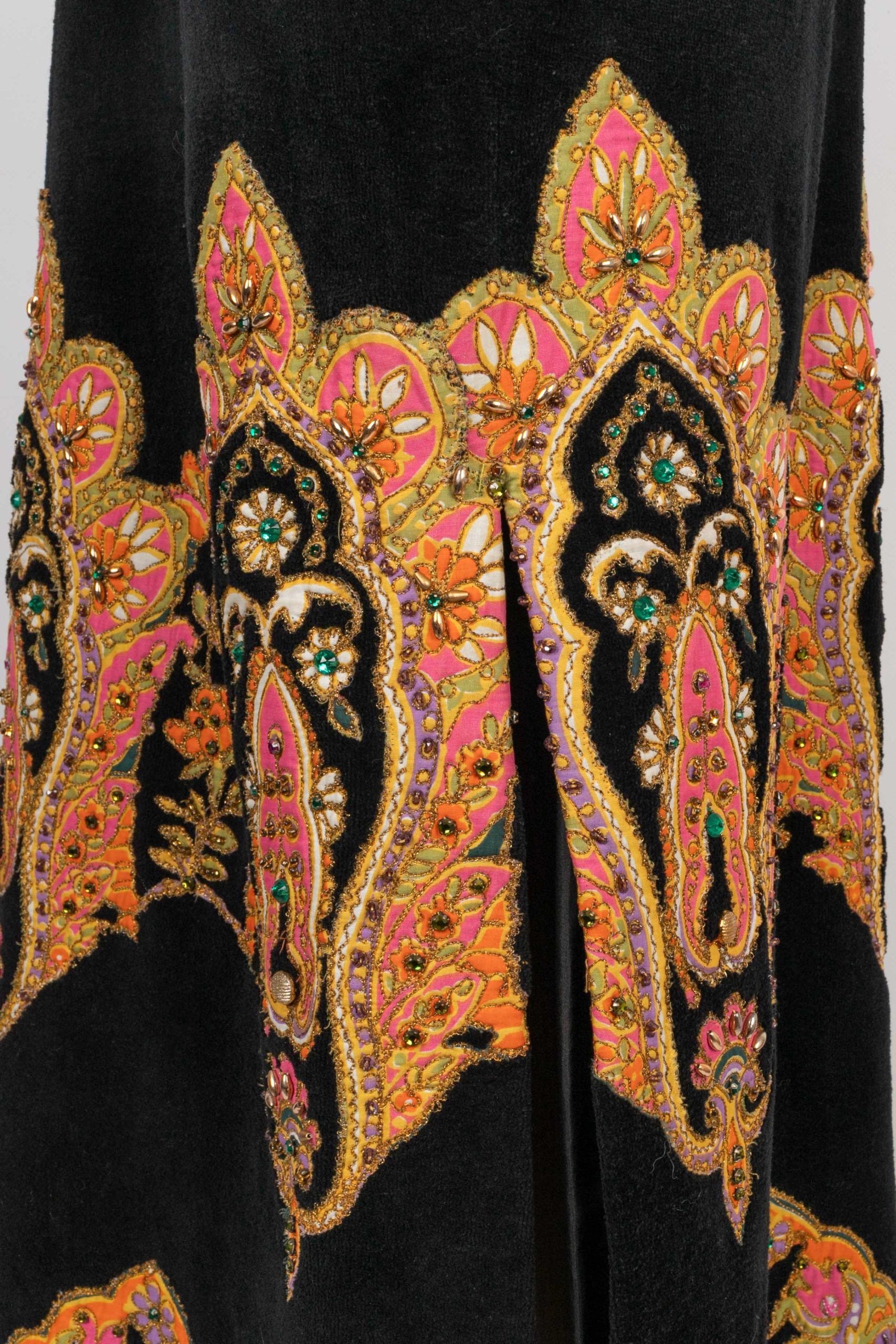 Robe en velours 1960's – Image 9