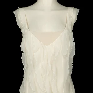 Top Christian Dior à volants