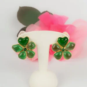 Boucles d'oreilles fleur Augustine