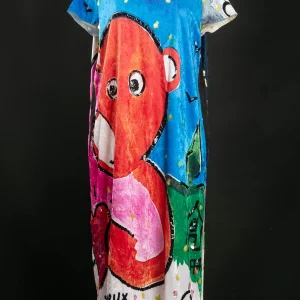 Robe en velours JC de Castelbajac