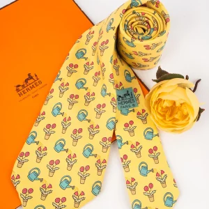 Cravate en soie Hermès