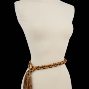 Ceinture en passementerie Yves Saint Laurent (Attribuée à)