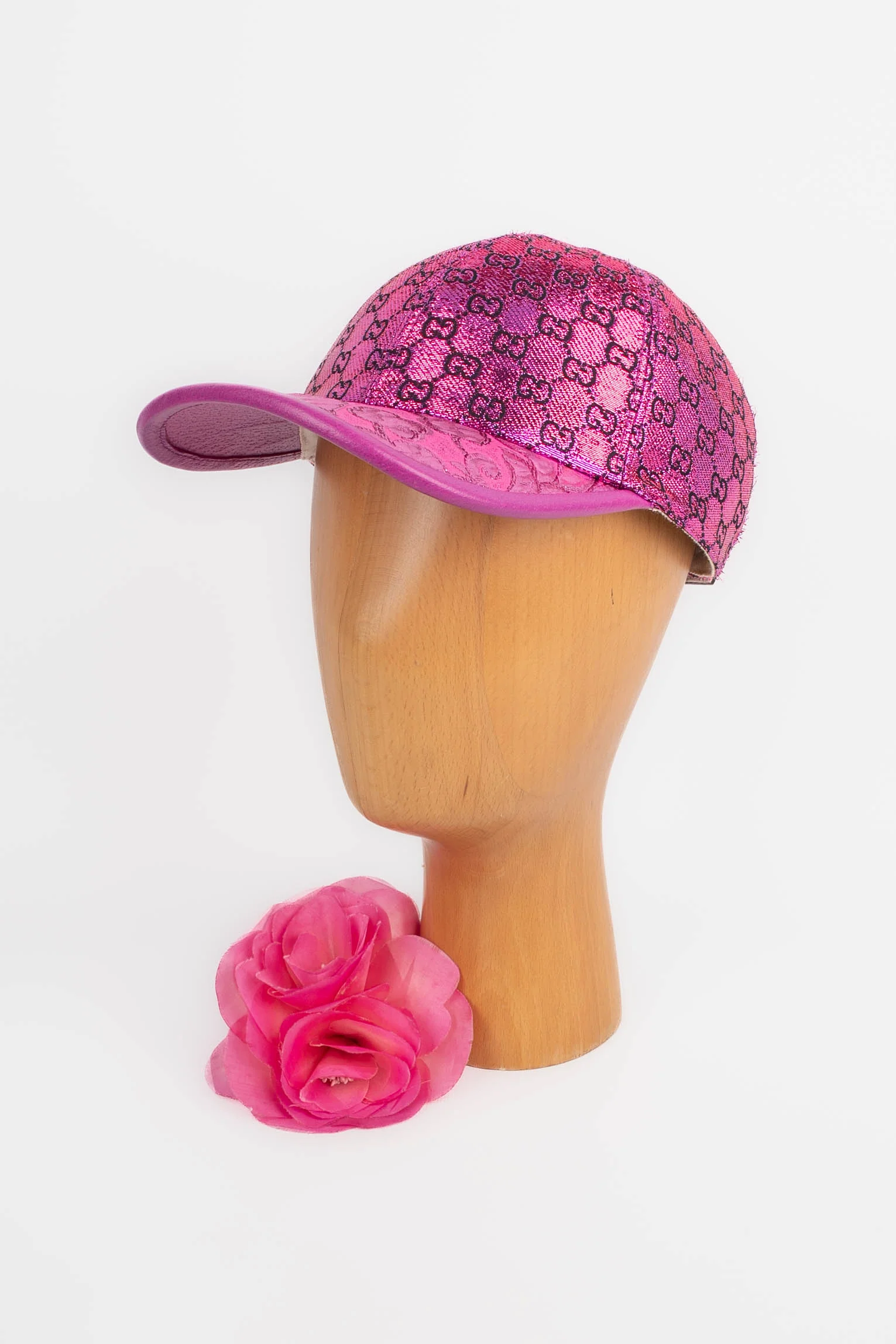 Casquette rose Gucci