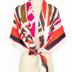 Foulard "Robe du soir pop" Hermès