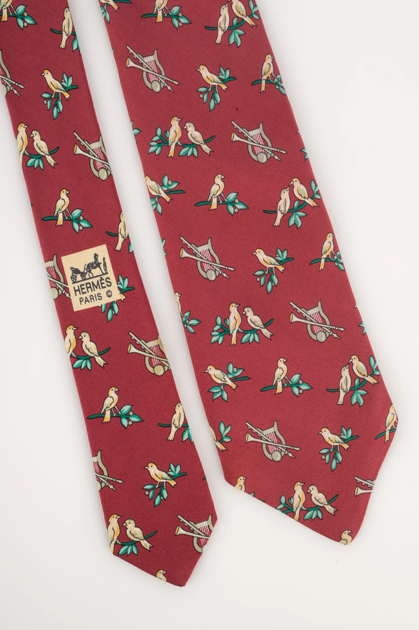 Cravate en soie Hermès – Image 9