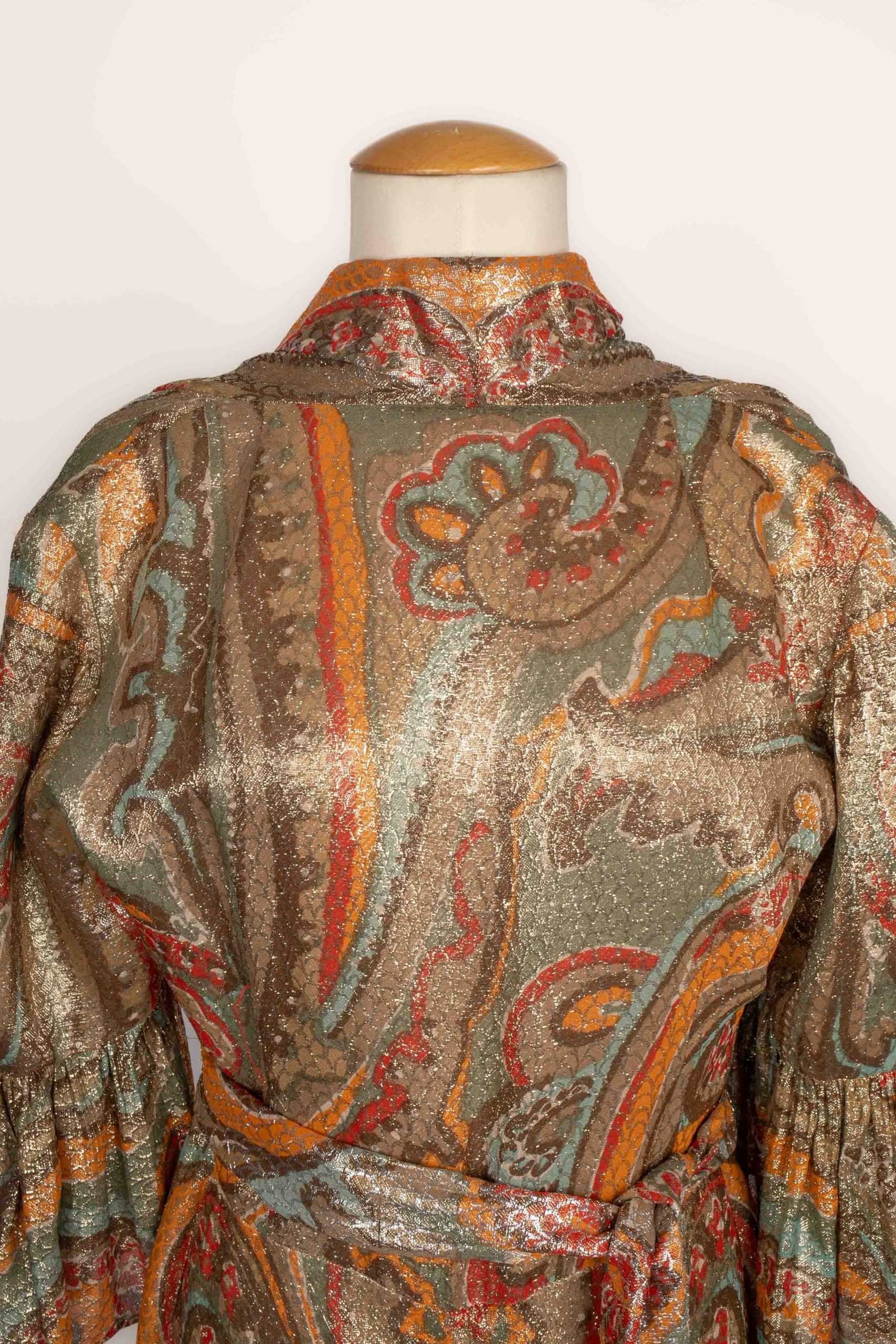 Robe en lamé 1960's – Image 6