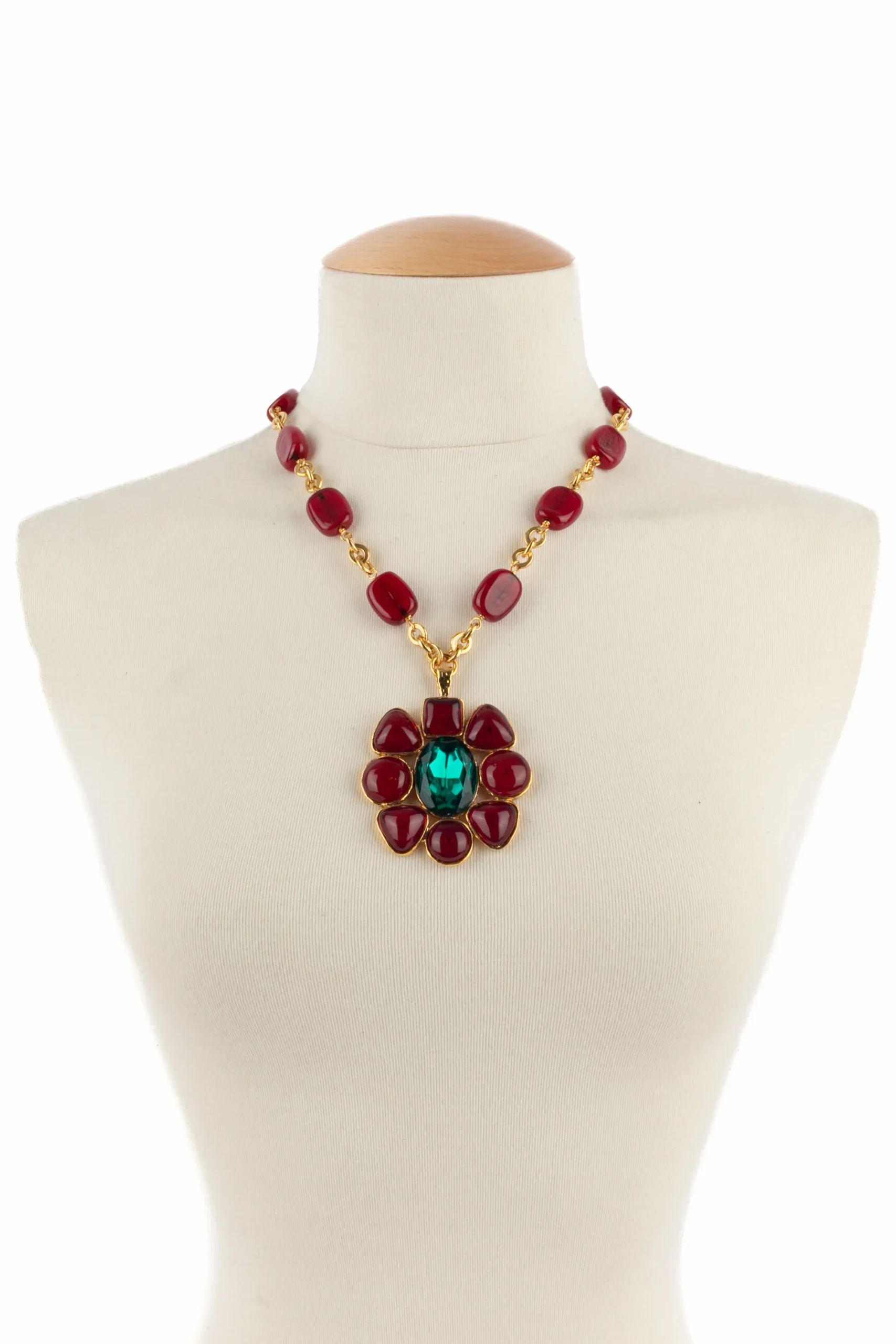 Collier pendentif Chanel 1990's – Image 5