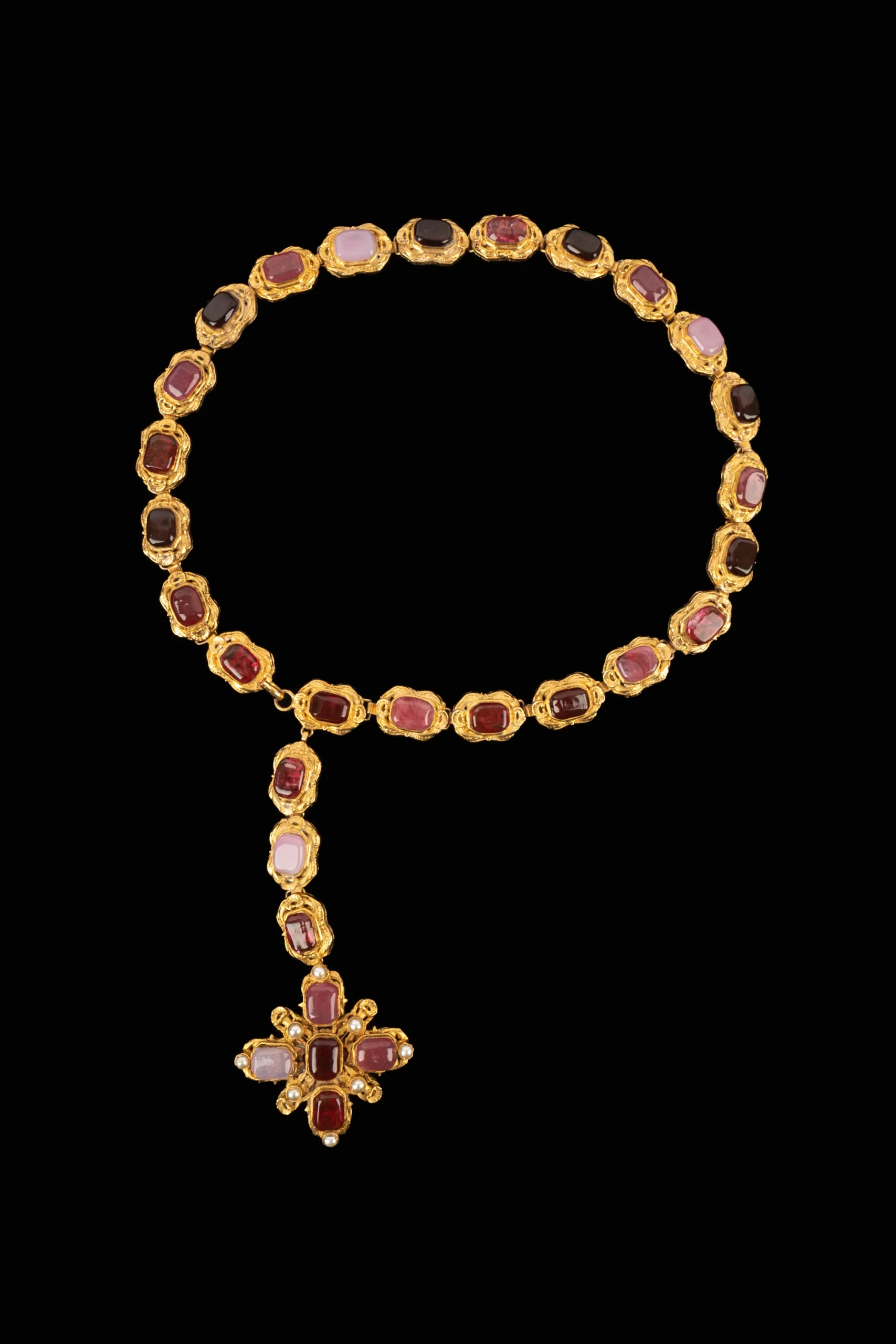 Collier croix Chanel Haute Couture 1992 – Image 5
