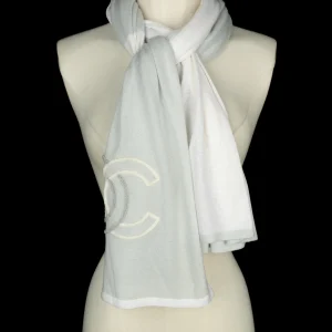 Écharpe bicolore Chanel