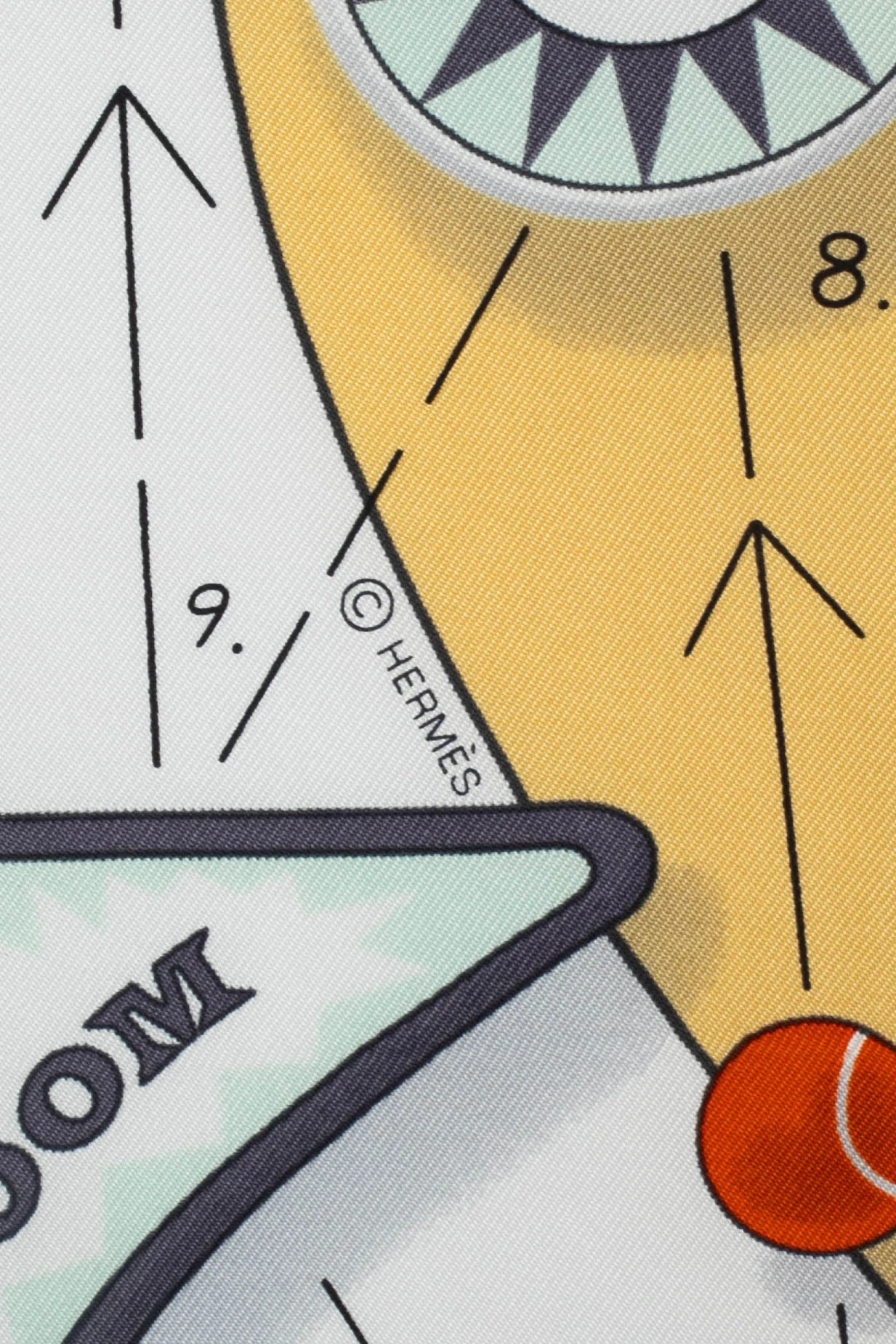 Carré / Foulard "Tea for two" Hermès – Image 9