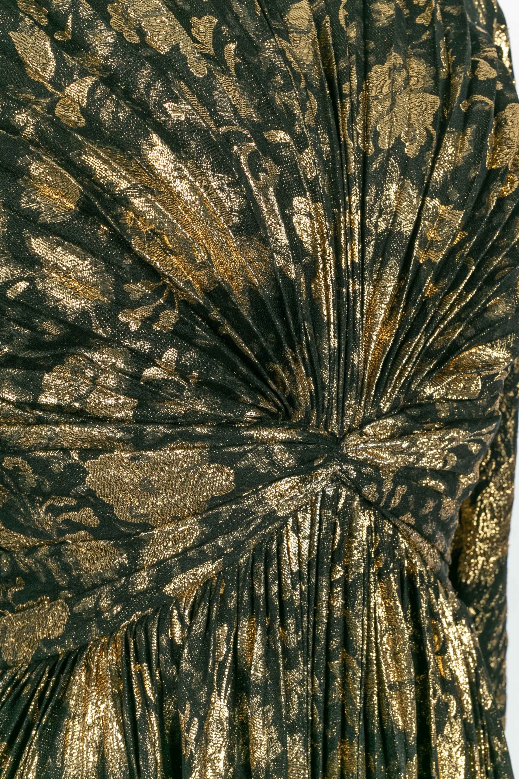 Robe en lamé Nina Ricci Haute Couture – Image 7