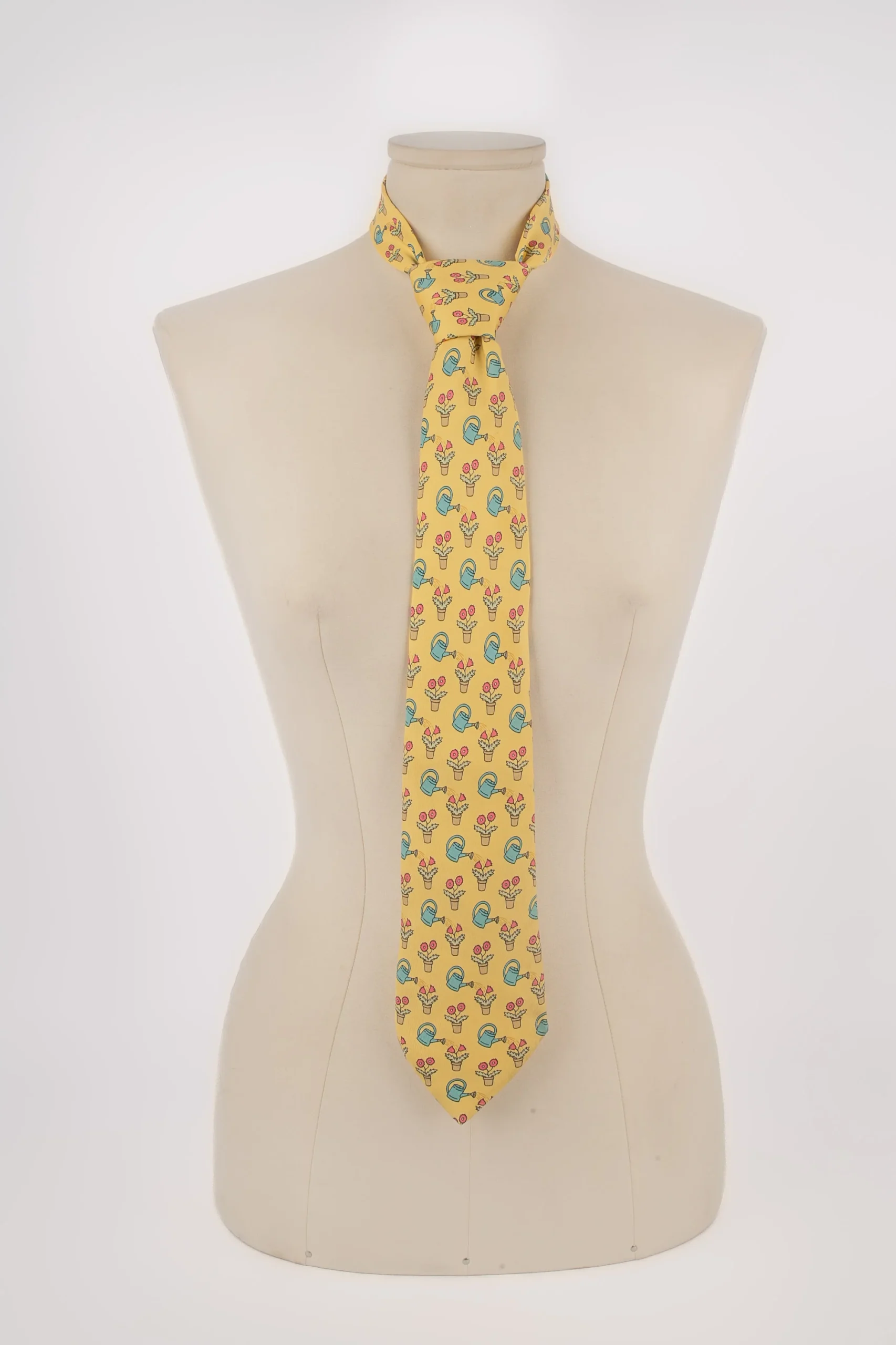 Cravate en soie Hermès – Image 4