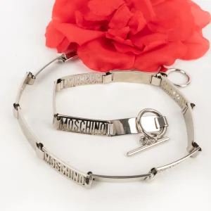Ceinture argentée Moschino