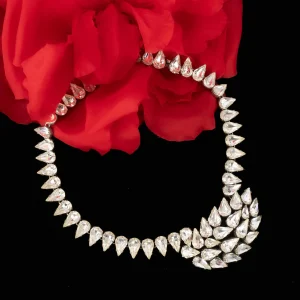 Collier strassé vintage