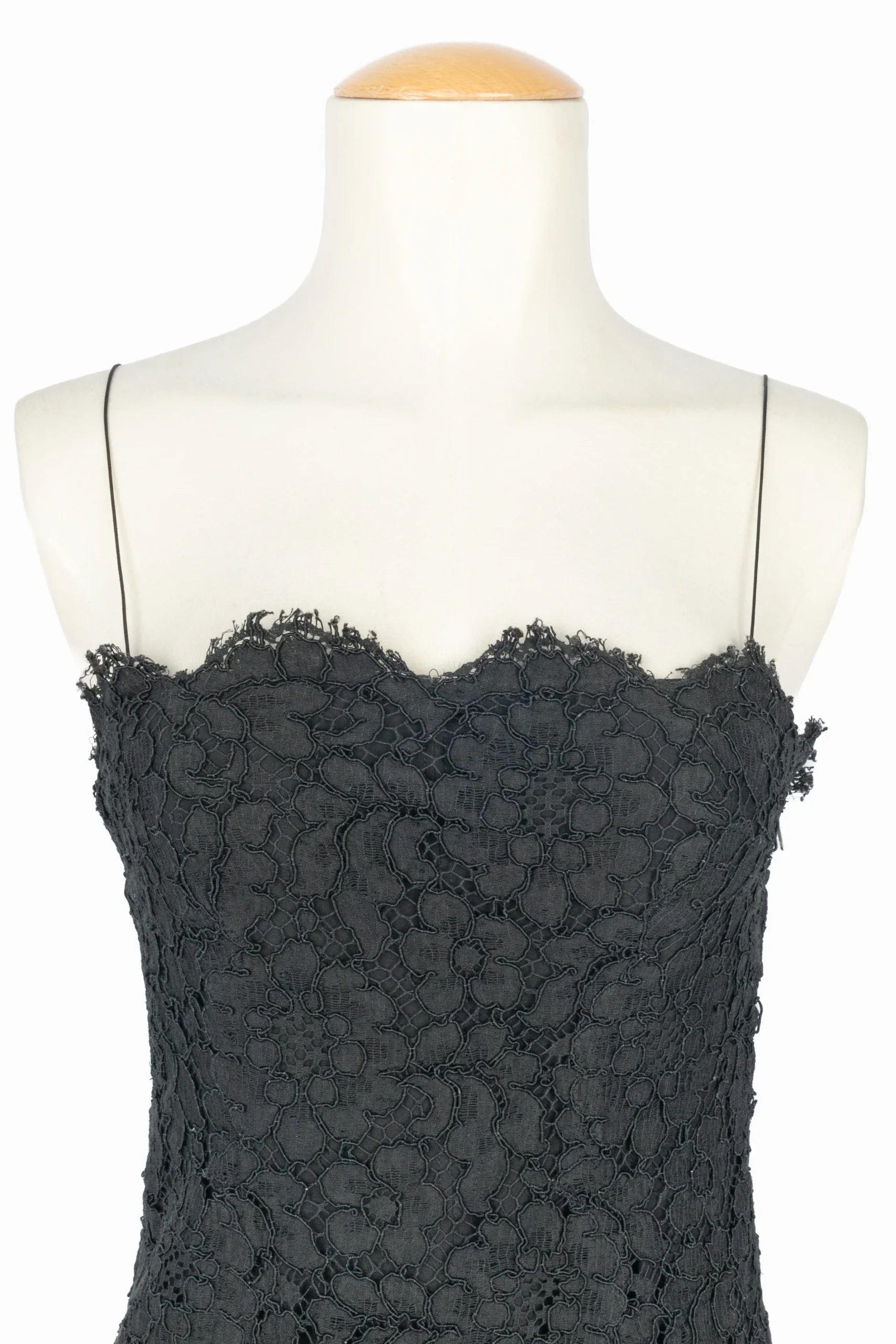 Robe en guipue Yves Saint Laurent Haute Couture – Image 6