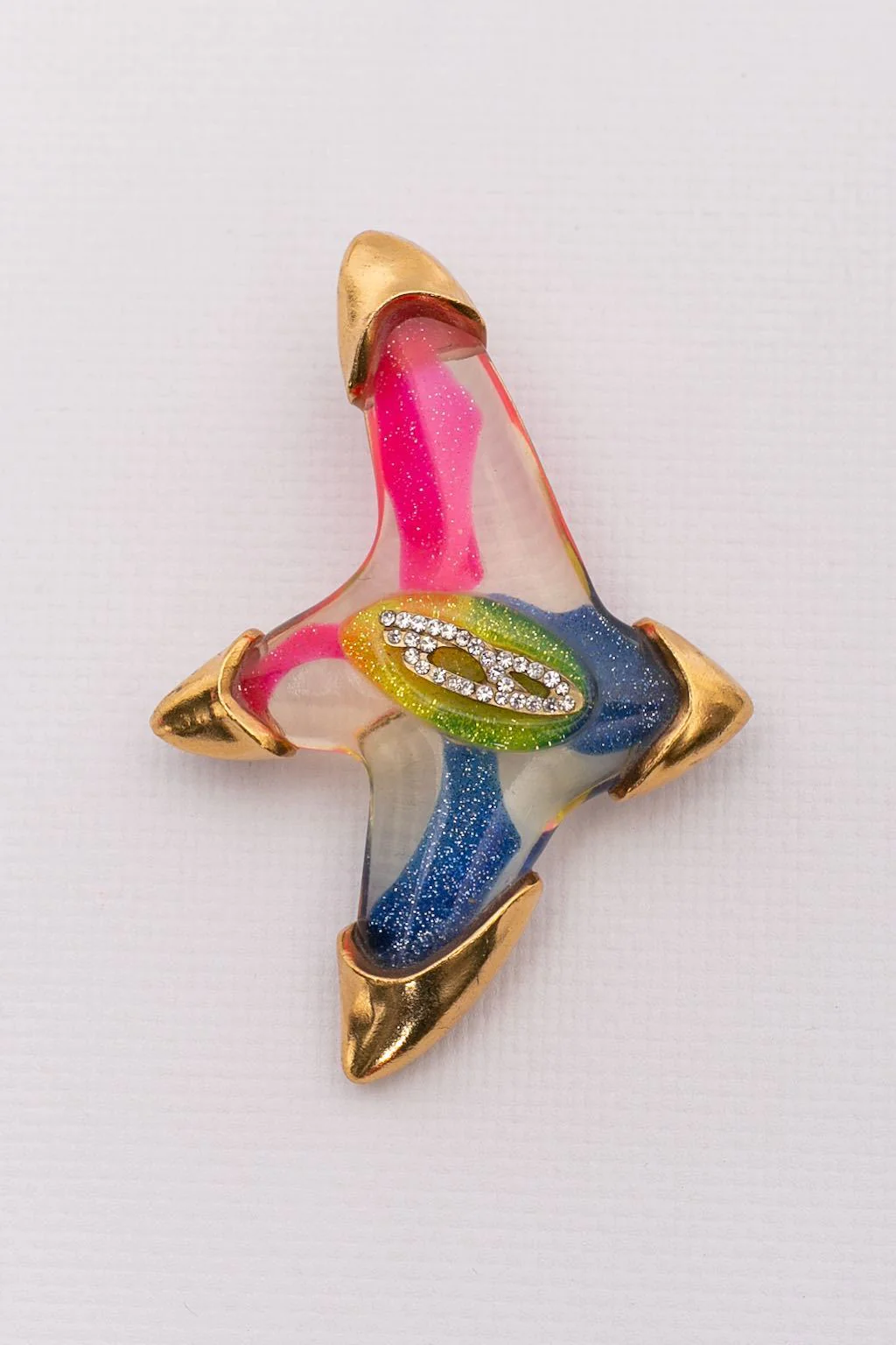 Broche multicolore Christian Lacroix – Image 3