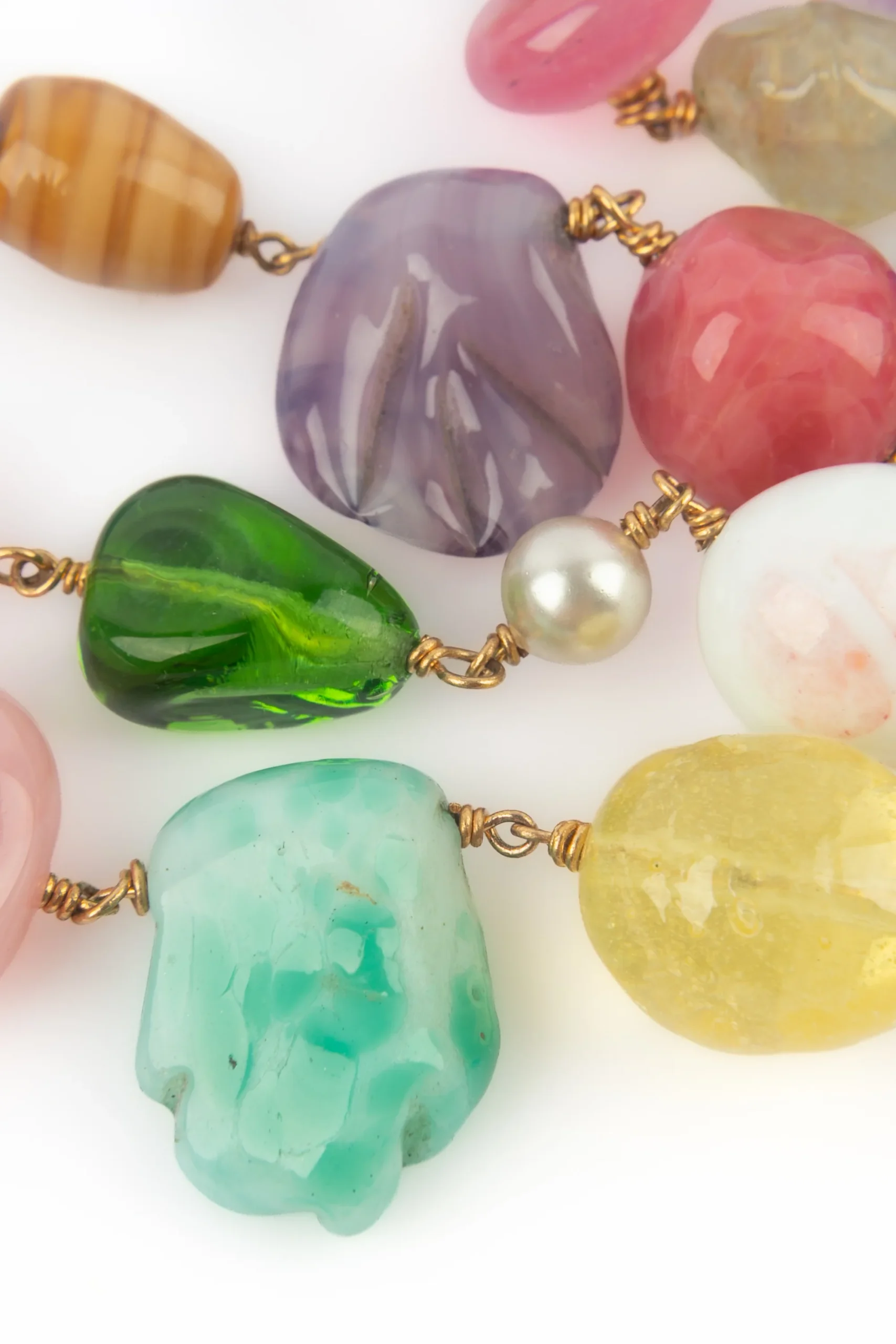 Collier coloré Chanel 1980's – Image 8