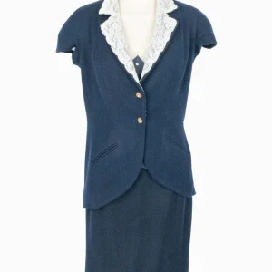 Tailleur bleu Dior 2008