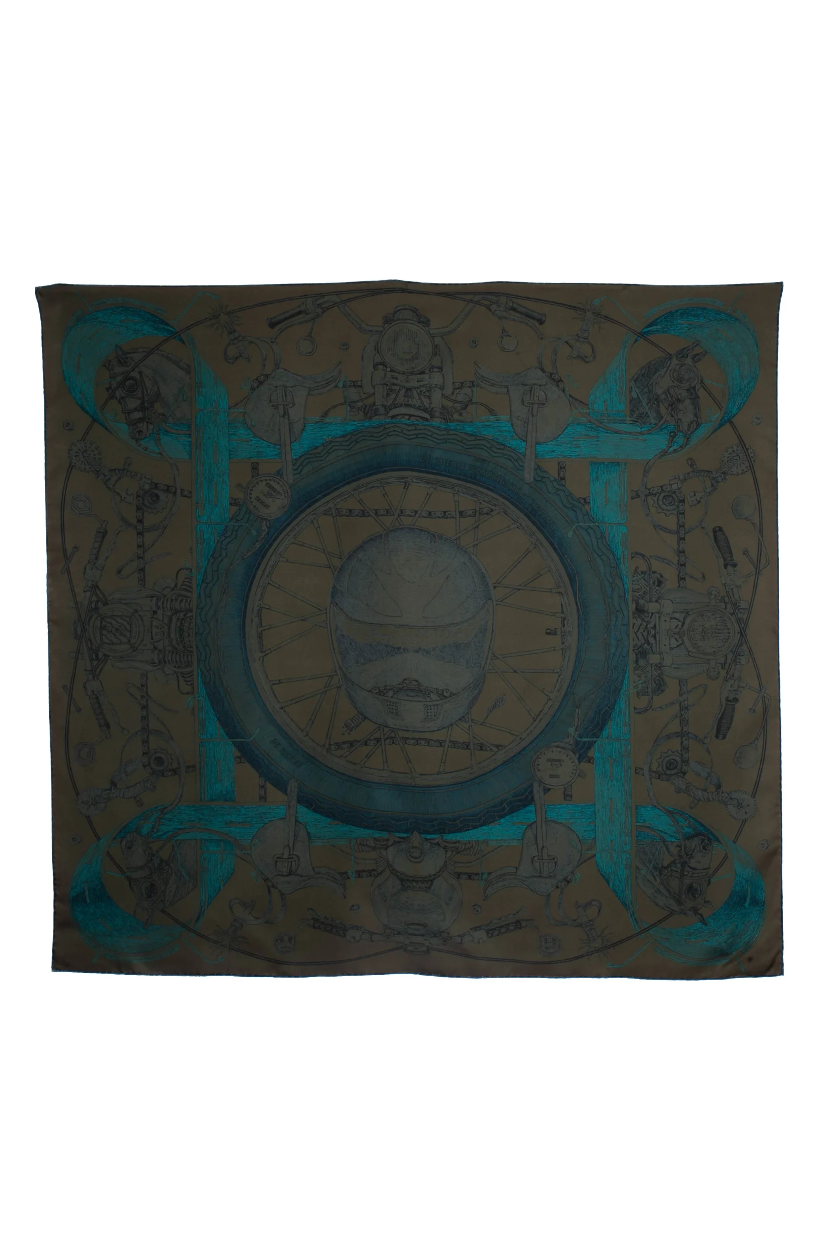 Foulard / Carré "Route 24" Hermès – Image 4