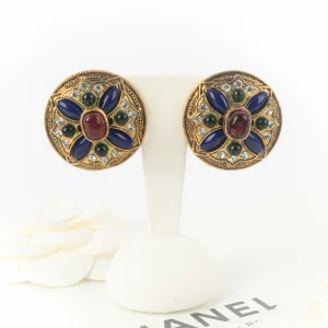 Boucles d'oreilles byzantine Chanel