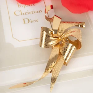 Broche noeud Dior