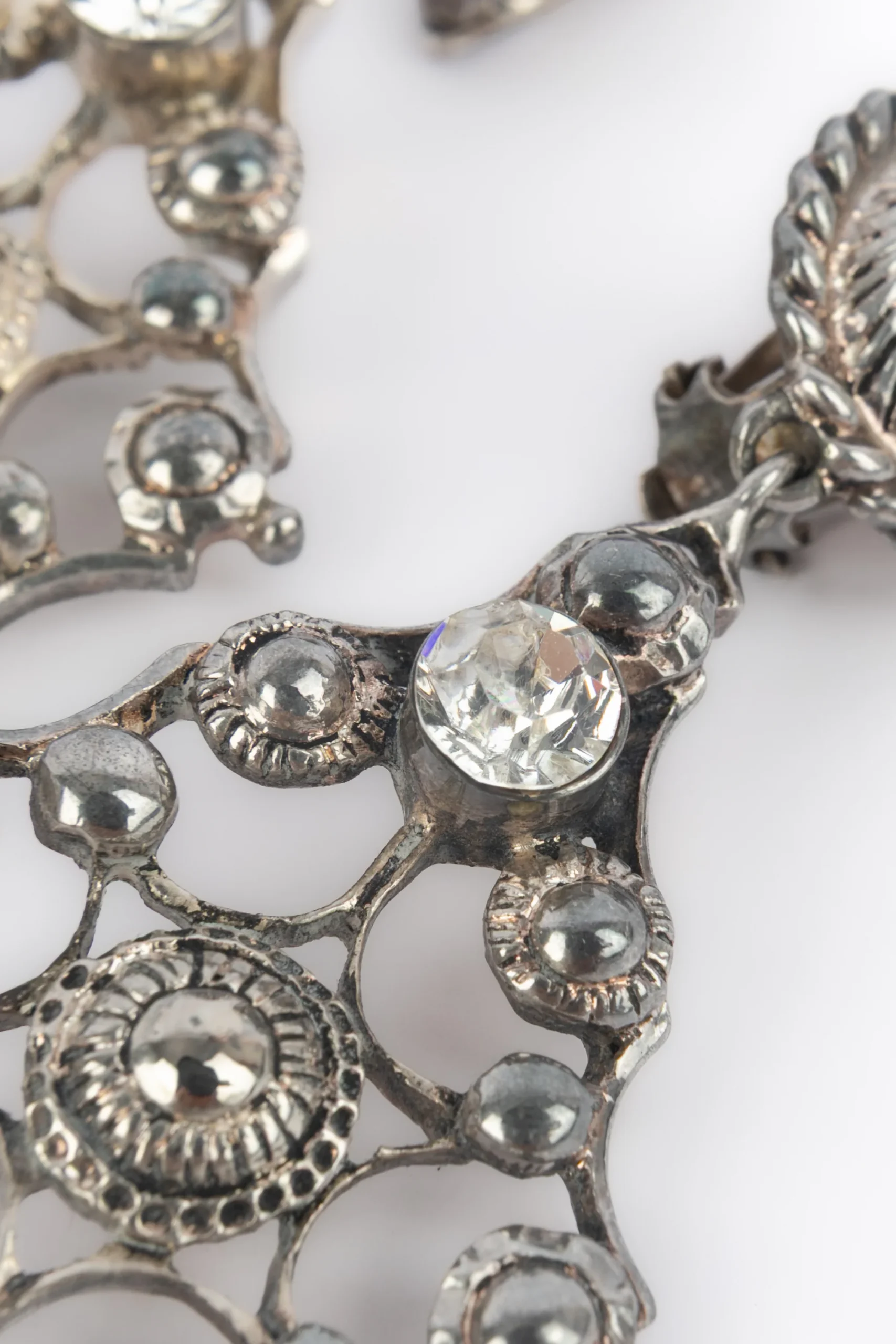 Boucles d'oreilles argentées Dior 1994 – Image 6