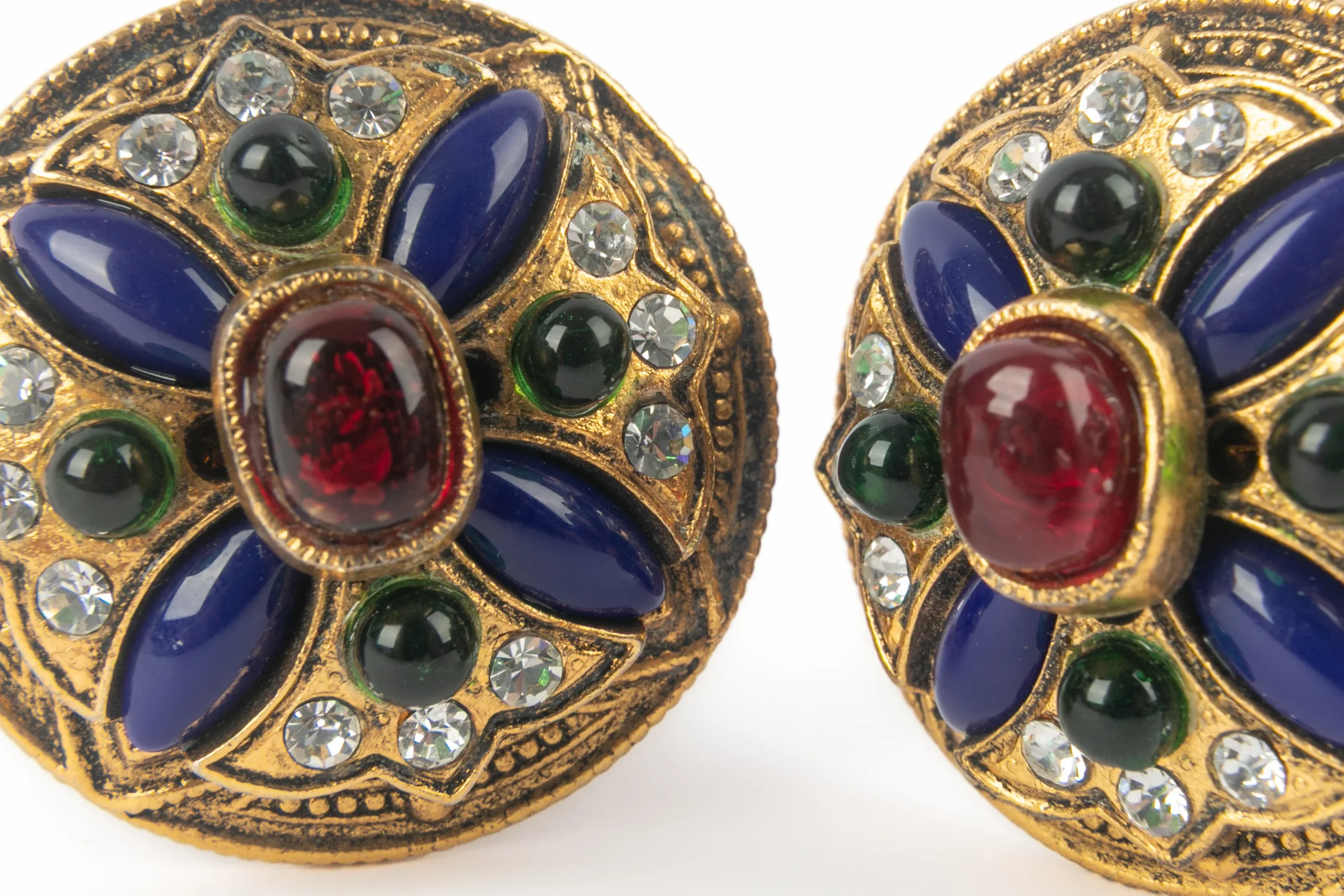 Boucles d'oreilles byzantine Chanel – Image 6