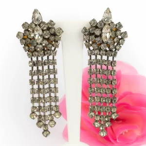 Boucles d'oreilles argentées