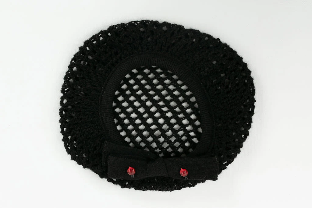 Béret en laine noire – Image 4