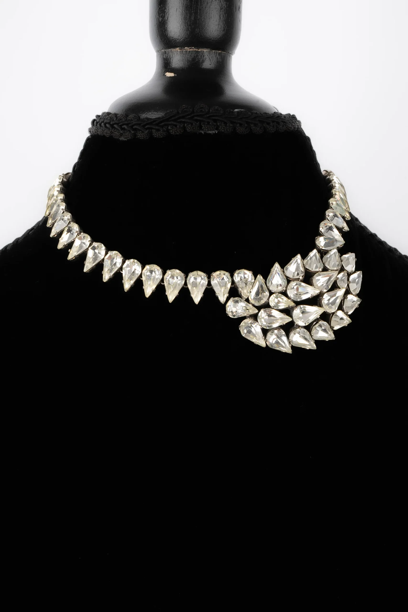 Collier strassé vintage – Image 4